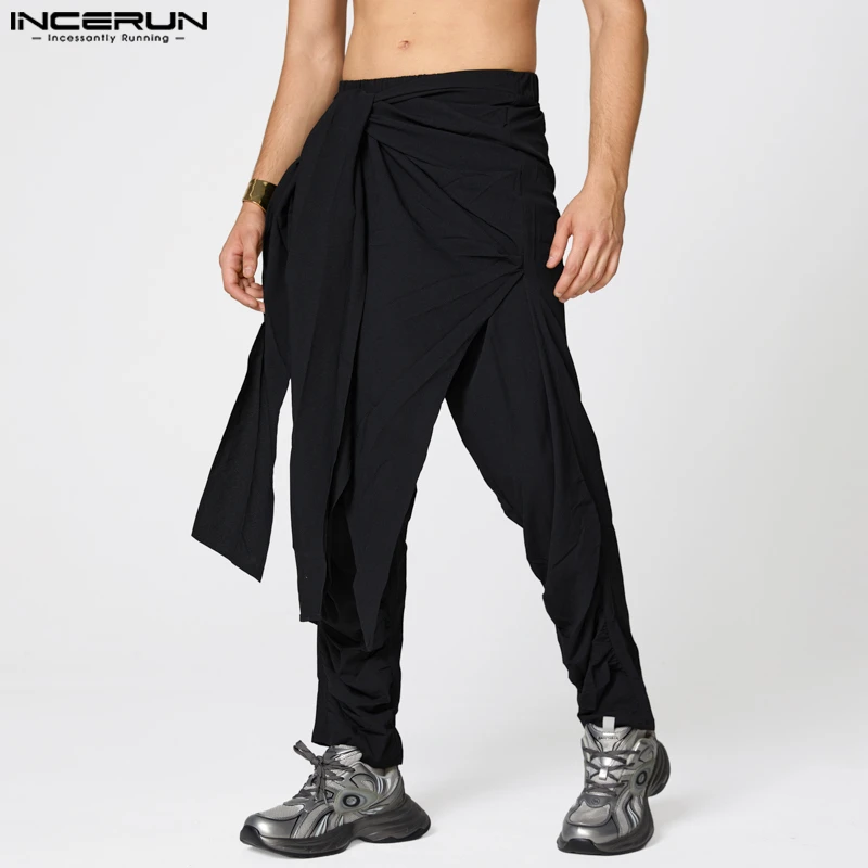 INCERUN Summer Spring Long Pants Fashion Pleated Men Casual Pants Streetwear Solid Color Long Trousers Oversize Bottoms S-5XL
INCERUN Summer Spring Long Pants Fashion Pleated Men Casual Pants Streetwear Solid Color Long Trousers Oversize Bottoms S-5XL