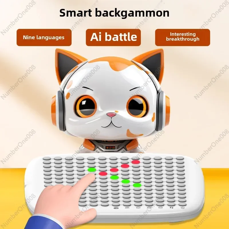 Детская шахматная доска, игрушки, интеллектуальные нарды с искусственным интеллектом, электронная многофункциональная шахматная доска «Девять в одном», интеллектуальная AI
Детская шахматная доска, игрушки, интеллектуальные нарды с искусственным интеллектом, электронная многофункциональная шахматная доска «Девять в одном», интеллектуальная AI