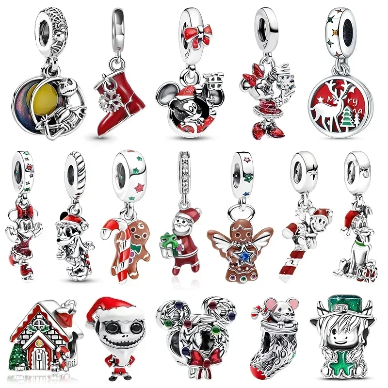 Ожерелье из серебра 925 пробы, Рождественский Дисней, Микки, Рождественский кошмар, подвеска, подходит для ожерелья, оригинальный браслет, сделай сам, женские праздничные подарки
Ожерелье из серебра 925 пробы, Рождественский Дисней, Микки, Рождественский кошмар, подвеска, подходит для ожерелья, оригинальный браслет, сделай сам, женские праздничные подарки