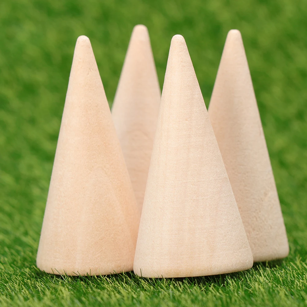 15pcs Unfinished Wood Cones Ring Display Stands Finger Holder Diy Craft Supplies Blank Wooden Cone Jewelry Organizer For
15pcs Unfinished Wood Cones Ring Display Stands Finger Holder Diy Craft Supplies Blank Wooden Cone Jewelry Organizer For