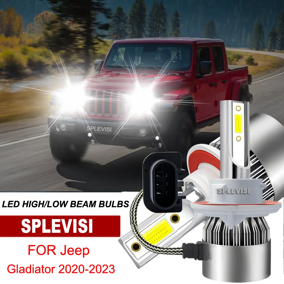 2x 9008/H13 LED Bulbs High Beam, Low Beam Low Power Consumption Replacement Bulb For Jeep Gladiator 2020-2023 2021 20222
2x 9008/H13 LED Bulbs High Beam, Low Beam Low Power Consumption Replacement Bulb For Jeep Gladiator 2020-2023 2021 20222