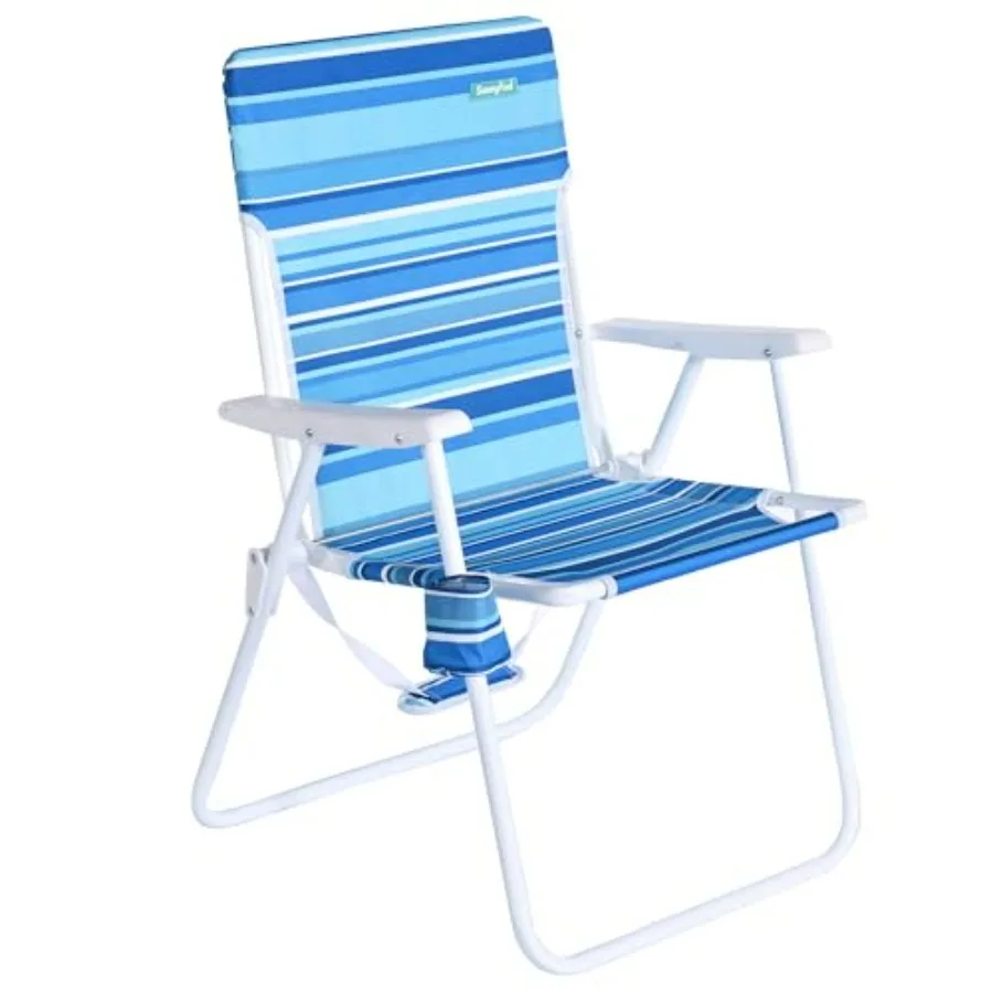 Beach camping chair for adults, aluminum frame with navy blue fabric, high-back support and cup holder, lightweight portable de
Beach camping chair for adults, aluminum frame with navy blue fabric, high-back support and cup holder, lightweight portable de