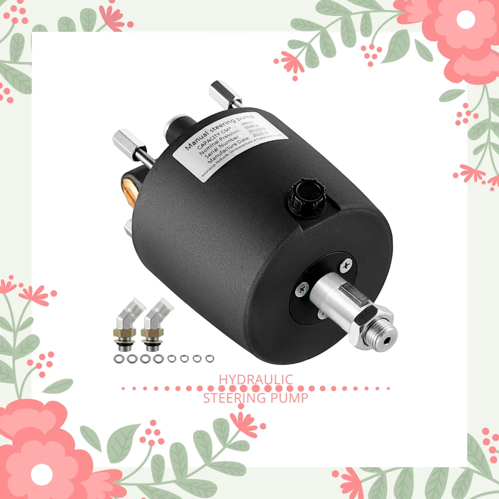 Hydraulic Steering Pump for Up To 350HP Rotary Marine Cylinder 20Ft Hose HH5272-3 HH5770-3 Boat Accessories
Hydraulic Steering Pump for Up To 350HP Rotary Marine Cylinder 20Ft Hose HH5272-3 HH5770-3 Boat Accessories