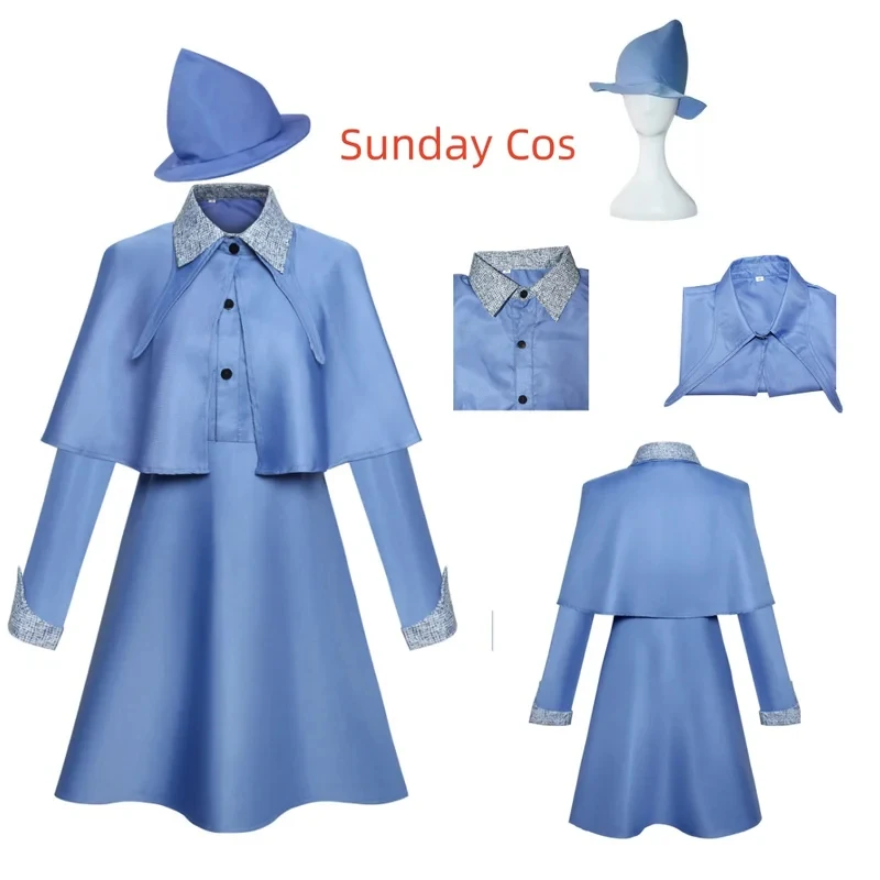 Wizard Witch Fleur Isabelle Delacour Cosplay Costume Beauxbaton Magic Women School Uniform Hat Dress Girls Suit Adults Cx,3;b'2.
Wizard Witch Fleur Isabelle Delacour Cosplay Costume Beauxbaton Magic Women School Uniform Hat Dress Girls Suit Adults Cx,3;b'2.