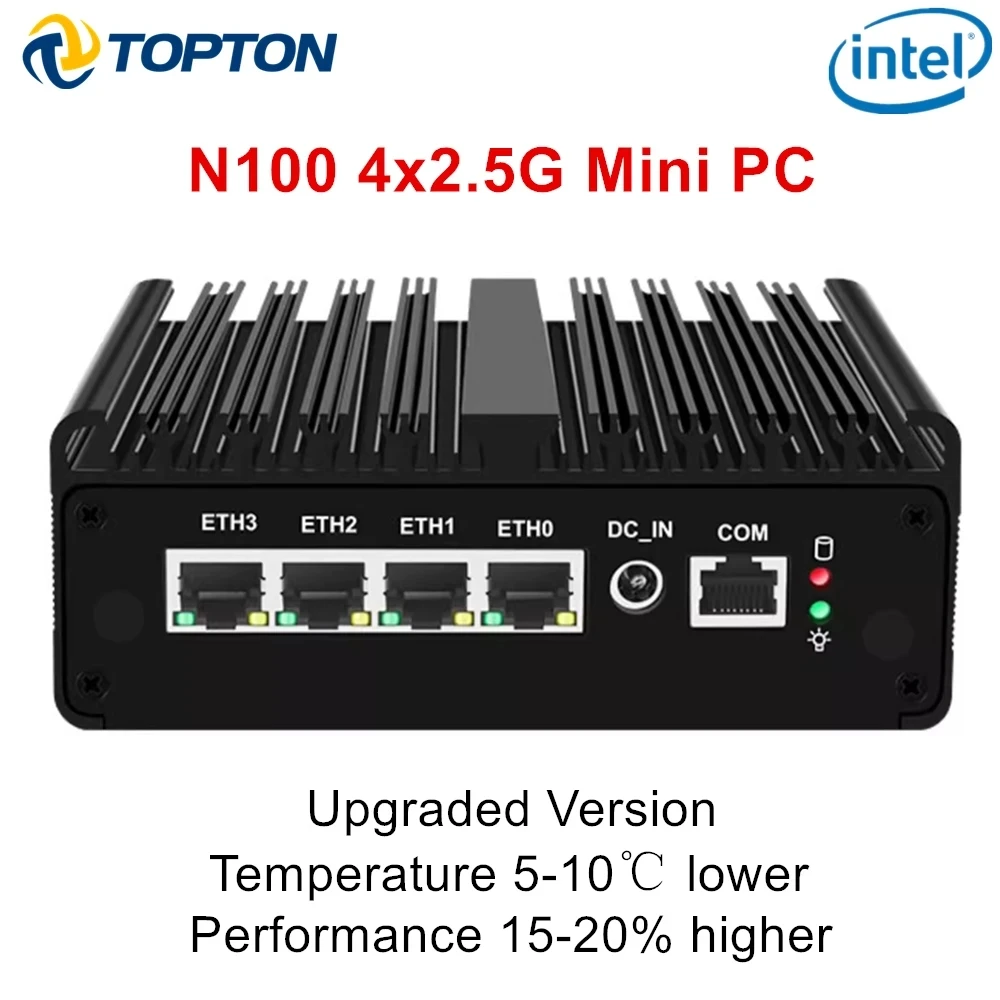 Однотонный микро брандмауэр прибор Intel N100 безвентиляторный мини-ПК 4x i226-V 2,5G N5105 J4125 VPN мягкий маршрутизатор Proxmox pfSense OPNsense
Однотонный микро брандмауэр прибор Intel N100 безвентиляторный мини-ПК 4x i226-V 2,5G N5105 J4125 VPN мягкий маршрутизатор Proxmox pfSense OPNsense