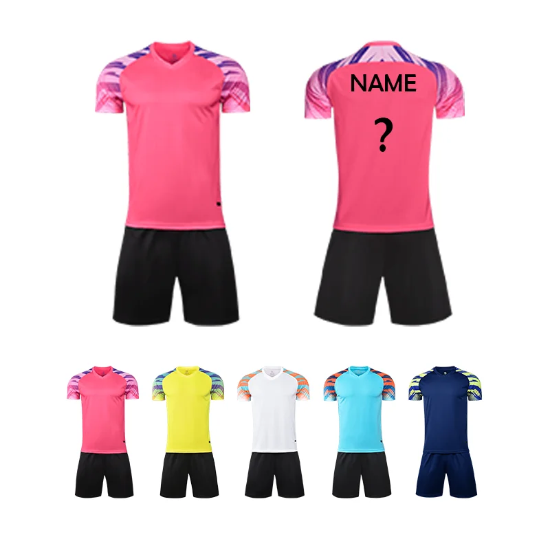 Customized team football uniforms short-sleeved team uniforms quick-drying sportswear suits team training voetbalkleding
Customized team football uniforms short-sleeved team uniforms quick-drying sportswear suits team training voetbalkleding