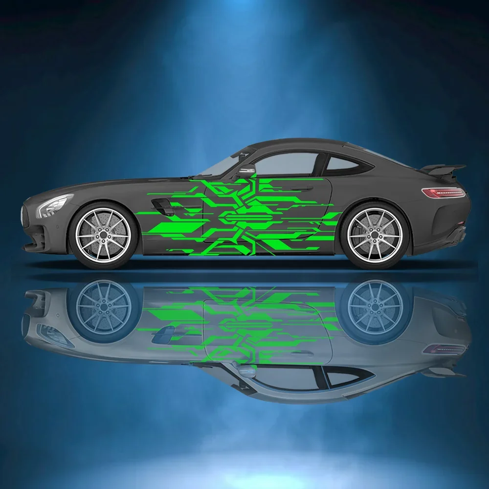 Технологические линии, красочные автомобильные виниловые наклейки, самоклеящаяся наклейка из ПВХ, подходит для грузовиков, внедорожников, декор, автоаксессуары, подарок
Технологические линии, красочные автомобильные виниловые наклейки, самоклеящаяся наклейка из ПВХ, подходит для грузовиков, внедорожников, декор, автоаксессуары, подарок