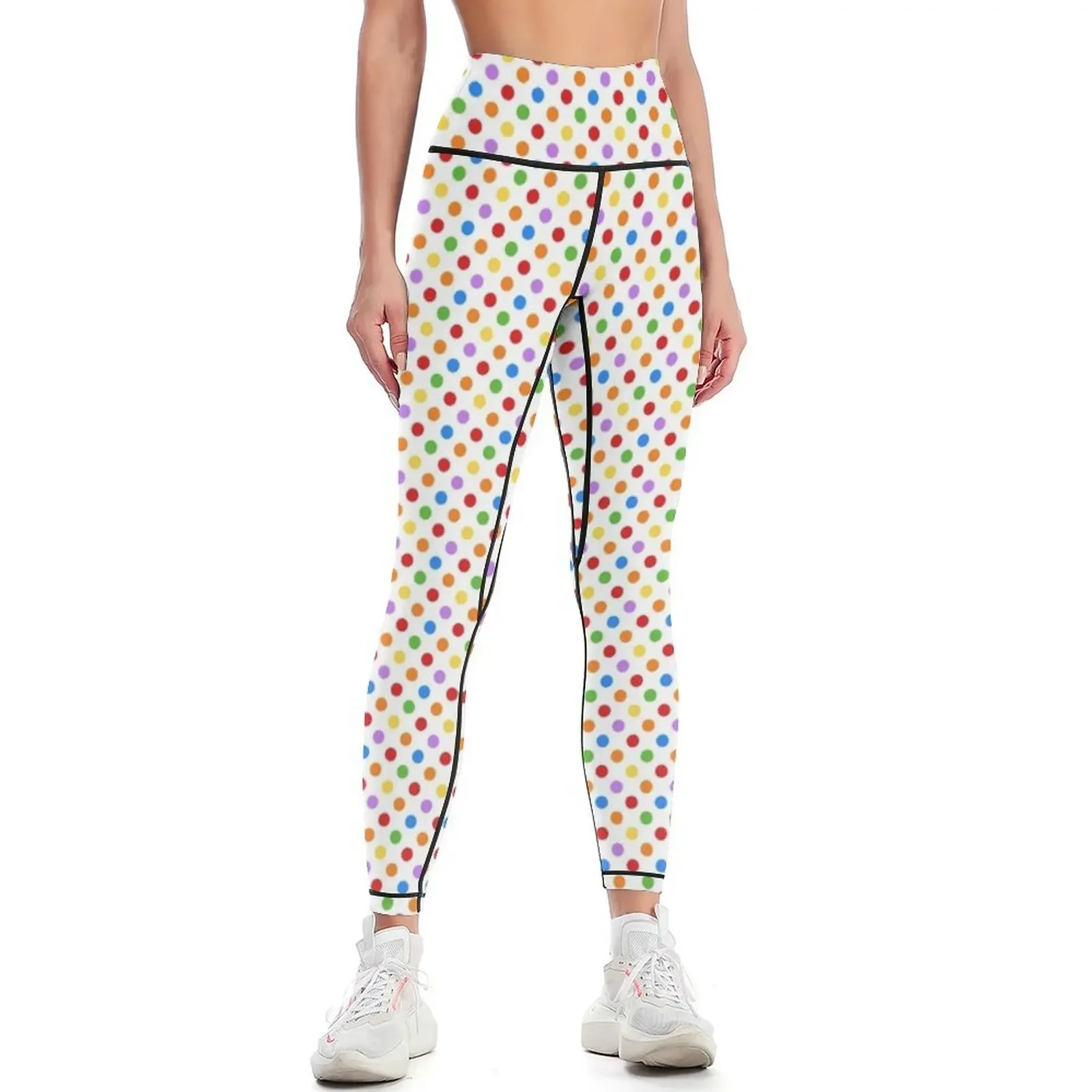 Polka Dot Rainbow Leggings exercise clothing for Women's sports sporty woman push up leggins push up woman Womens Leggings
Polka Dot Rainbow Leggings exercise clothing for Women's sports sporty woman push up leggins push up woman Womens Leggings