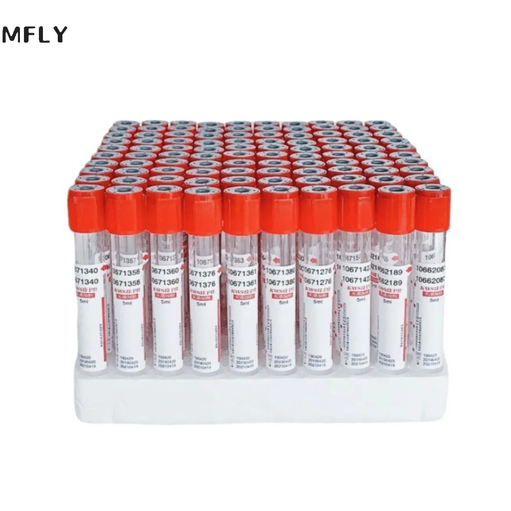 100 Pcs 10ml Blood Collection Tube Disposable Tubes Vacuum with Cover Test Glass Negative Pressure
100 Pcs 10ml Blood Collection Tube Disposable Tubes Vacuum with Cover Test Glass Negative Pressure