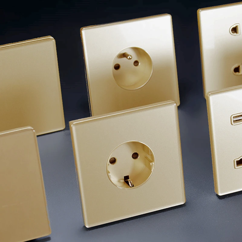 Популярные 1/2/3/4-канальные 86*86 мм классические золотые зеркальные закаленные стекла ультратонкие изогнутые поверхностные панели настенный выключатель серии розеток
Популярные 1/2/3/4-канальные 86*86 мм классические золотые зеркальные закаленные стекла ультратонкие изогнутые поверхностные панели настенный выключатель серии розеток
