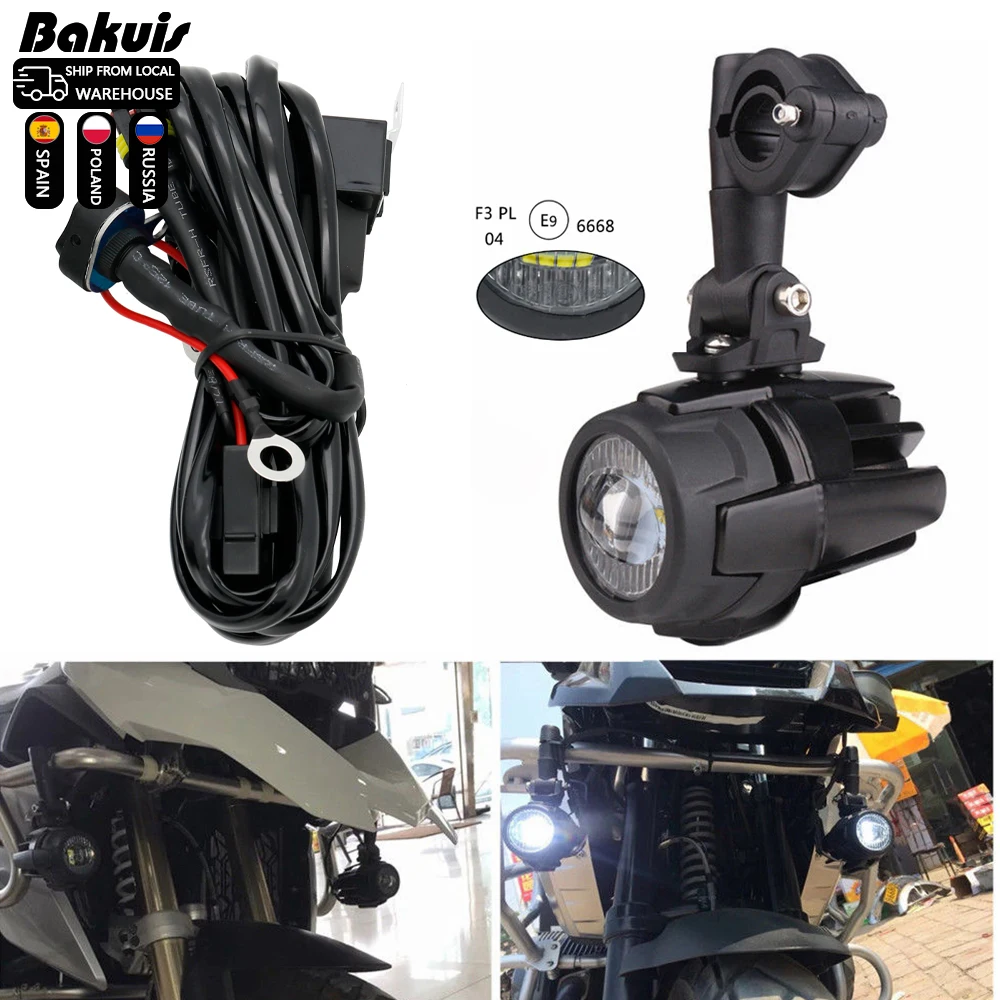 Motorcycles Fog Light Led Auxiliary Driving Lamp Relay Wire For BMW R 1200GS R1250GS ADV F800GS K1600 F700GS F650GS
Motorcycles Fog Light Led Auxiliary Driving Lamp Relay Wire For BMW R 1200GS R1250GS ADV F800GS K1600 F700GS F650GS