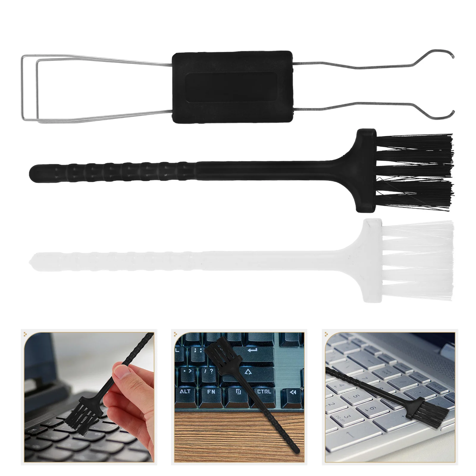 1Set Mechanical Keyboard Key Puller and Cleaning Brush for Pc Laptop Screen Dust Removal Anti Static Reusable Accessory
1Set Mechanical Keyboard Key Puller and Cleaning Brush for Pc Laptop Screen Dust Removal Anti Static Reusable Accessory