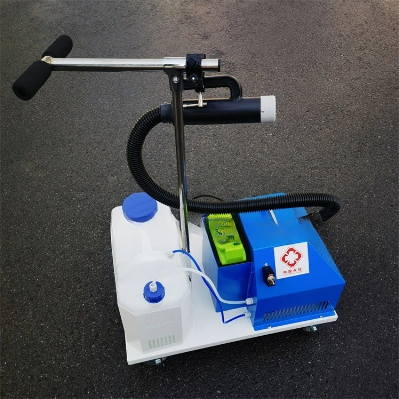 Lithium battery hand-push electric ultra-fine particle sprayer cart-type 20L aerosol sprayer
Lithium battery hand-push electric ultra-fine particle sprayer cart-type 20L aerosol sprayer