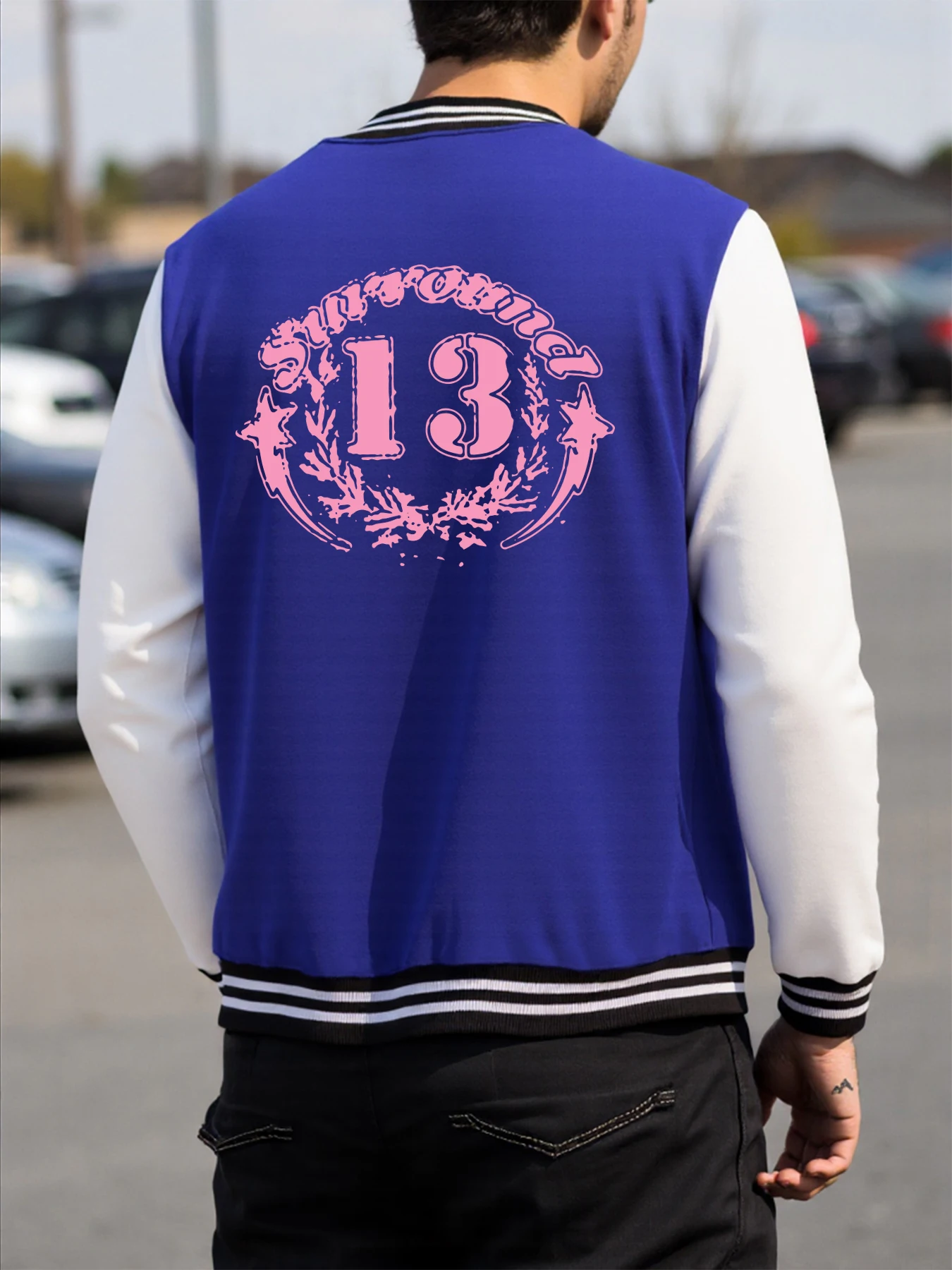 Sport City Star Number 13 Design Baseball Jersey Men Harajuku Loose American Jackets Fleece Soft Long Sleeve Autumn Clothes 
Sport City Star Number 13 Design Baseball Jersey Men Harajuku Loose American Jackets Fleece Soft Long Sleeve Autumn Clothes
