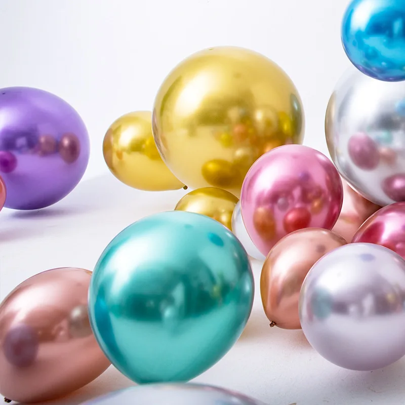 5-18inch Color Metal Theme Round Latex Balloon Gold Silver GreenLatex Ballon Anniversary Wedding Birthday Party Decors Globos
5-18inch Color Metal Theme Round Latex Balloon Gold Silver GreenLatex Ballon Anniversary Wedding Birthday Party Decors Globos