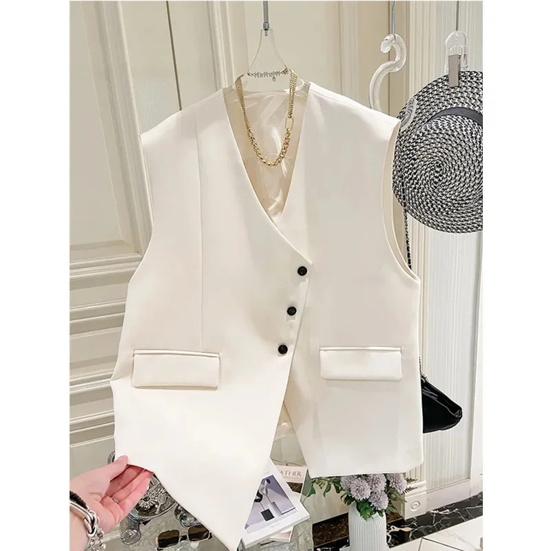 2025 New Women Fashion Brown Single Breasted Sleeveless Jacket Vintage V-Neck Vest Female Office Lady Waistcoats
2025 New Women Fashion Brown Single Breasted Sleeveless Jacket Vintage V-Neck Vest Female Office Lady Waistcoats