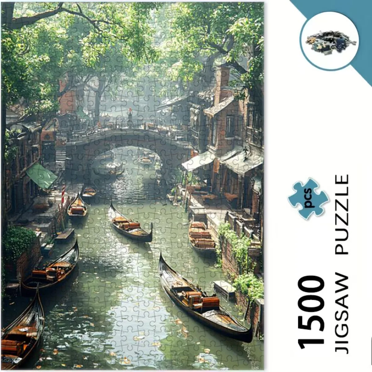 1000 pcs Green Jiangnan Canal Stone Bridge Jigsaw Puzzle Home Decor Games Family Fun Floor Puzzles Educational Toys for Kids
1000 pcs Green Jiangnan Canal Stone Bridge Jigsaw Puzzle Home Decor Games Family Fun Floor Puzzles Educational Toys for Kids