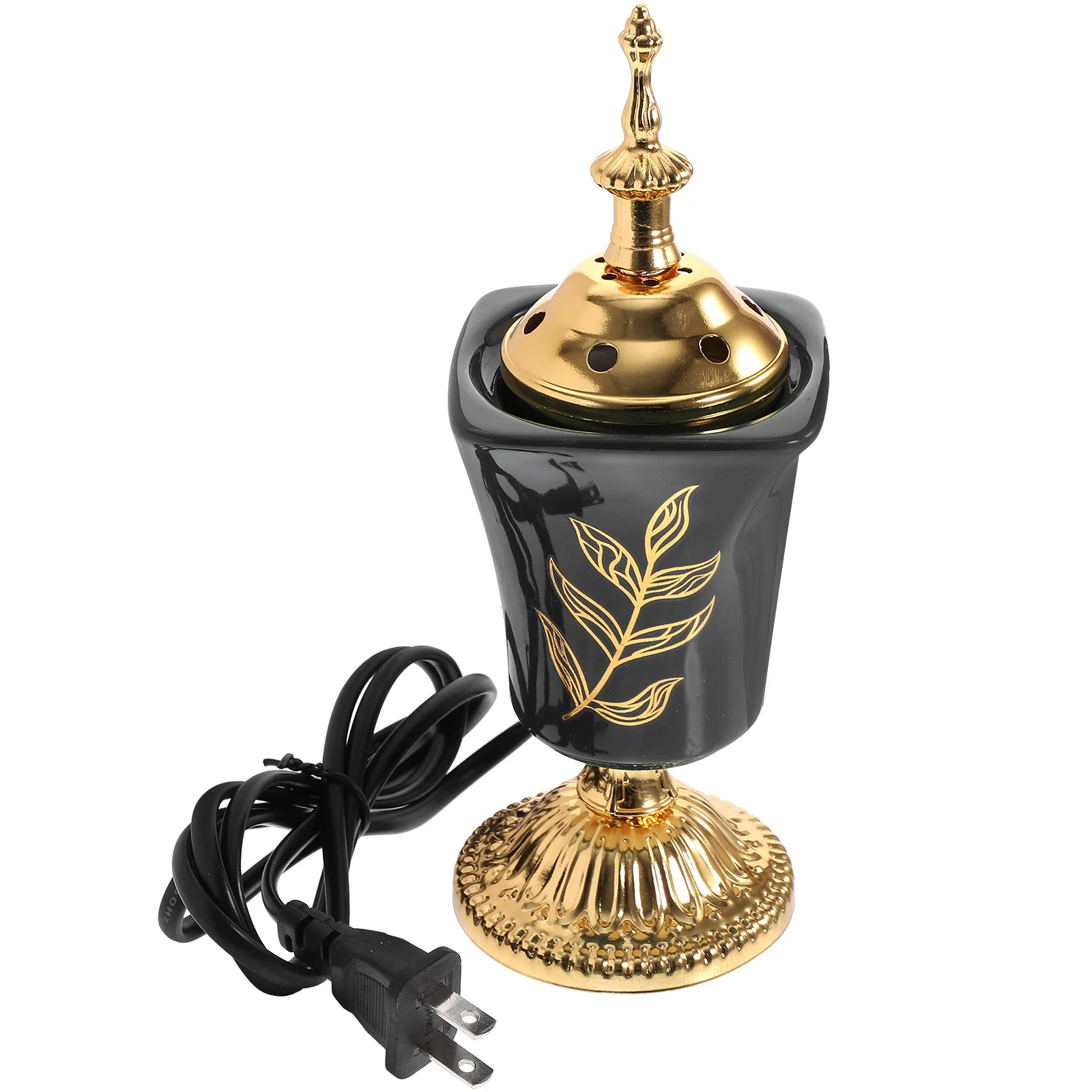 Electric Incense Burner Arabian Style Retro Metal Censer Decorative Home Office Incense Holder Burner Us Plug
Electric Incense Burner Arabian Style Retro Metal Censer Decorative Home Office Incense Holder Burner Us Plug