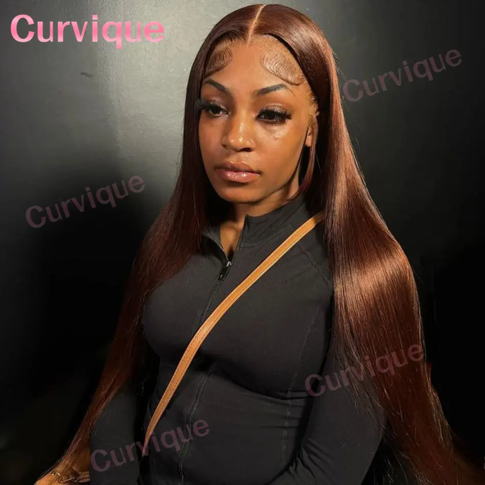 Chocolate Brown Straight 13x4 13x6 Hd Lace Frontal Wig 100% Human Hair Pre Plucked Brazilian Brown Human Hair Wig Colored Wigs
Chocolate Brown Straight 13x4 13x6 Hd Lace Frontal Wig 100% Human Hair Pre Plucked Brazilian Brown Human Hair Wig Colored Wigs