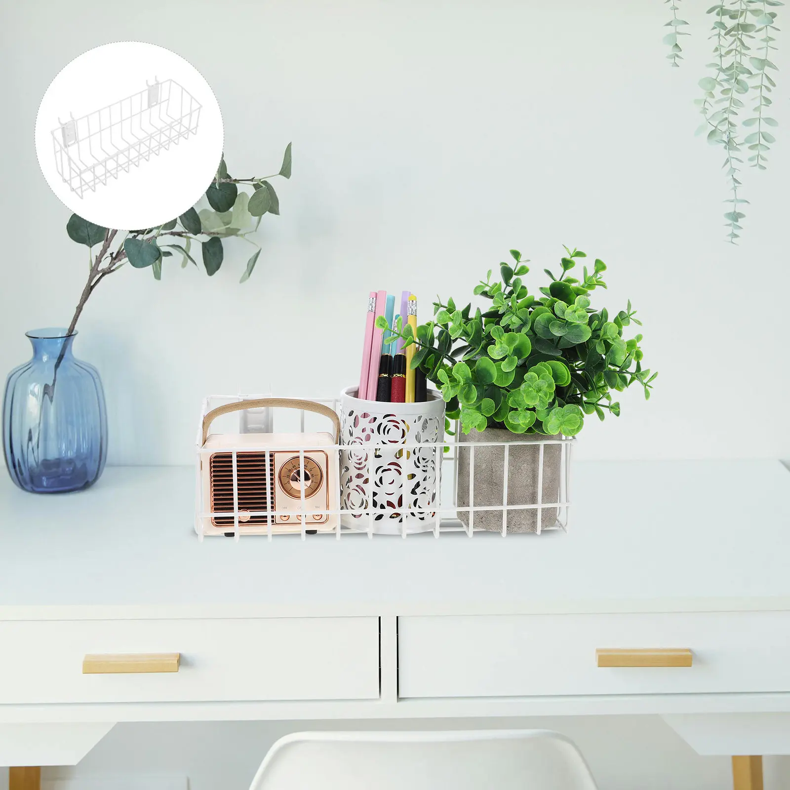 Stainless Steel Small Bookshelf Hanging Wire Basket Book Holder Book Organizer for Office Desk Nursery Room Decor File Rack
Stainless Steel Small Bookshelf Hanging Wire Basket Book Holder Book Organizer for Office Desk Nursery Room Decor File Rack