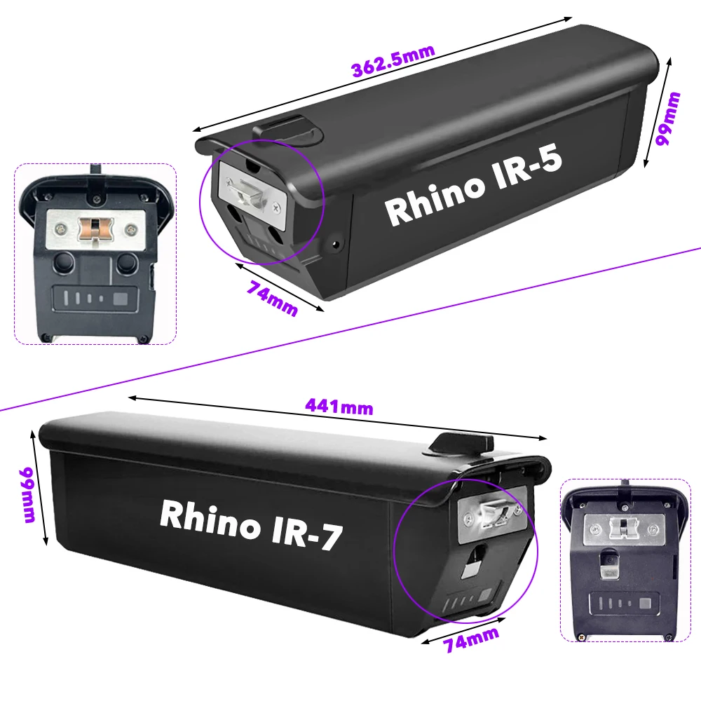 Ride1up 700 SERIES Аккумулятор для электровелосипеда Rhino 5 48 В 14 Ач Аккумулятор или аккумулятор Rhino 7 48 В 15 Ач
Ride1up 700 SERIES Аккумулятор для электровелосипеда Rhino 5 48 В 14 Ач Аккумулятор или аккумулятор Rhino 7 48 В 15 Ач