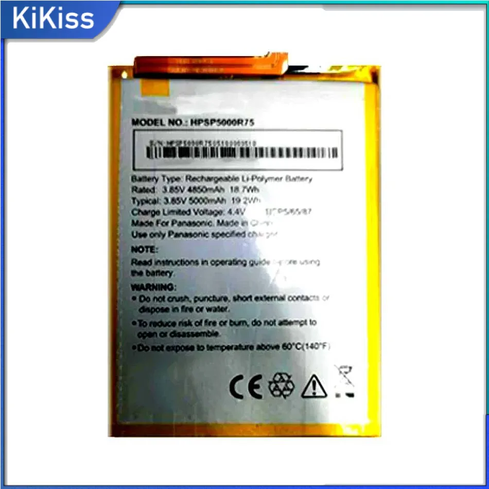Аккумулятор высокой емкости для мобильного телефона HPSP5000R75 для Panasonic Eluga Ray 710 5000 мАч
Аккумулятор высокой емкости для мобильного телефона HPSP5000R75 для Panasonic Eluga Ray 710 5000 мАч