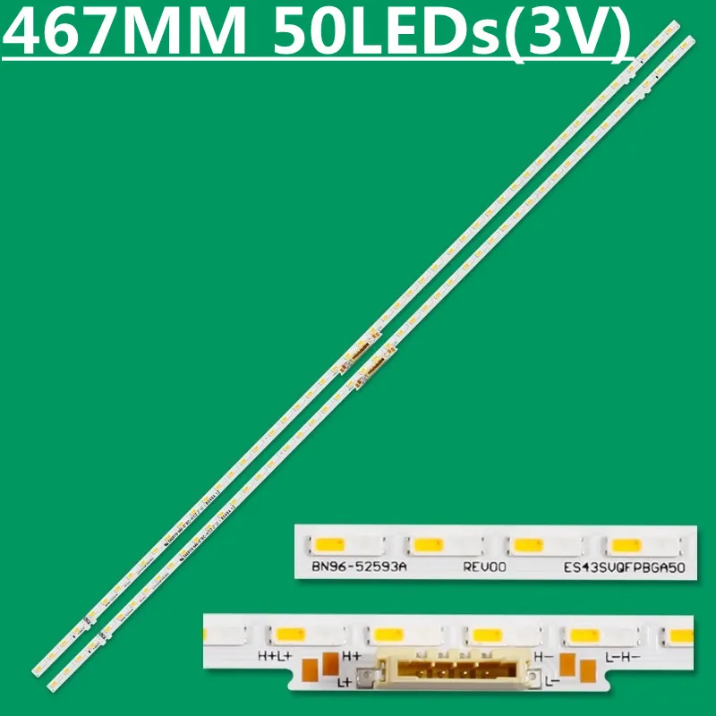 10PCS LED Backlight Strip for 43Q60A BN96-52593A REV0 ES43SVQFPBGA50 QE43Q60AW QE43Q60AAU QN43Q60AAF 43Q60AANFXZA
10PCS LED Backlight Strip for 43Q60A BN96-52593A REV0 ES43SVQFPBGA50 QE43Q60AW QE43Q60AAU QN43Q60AAF 43Q60AANFXZA