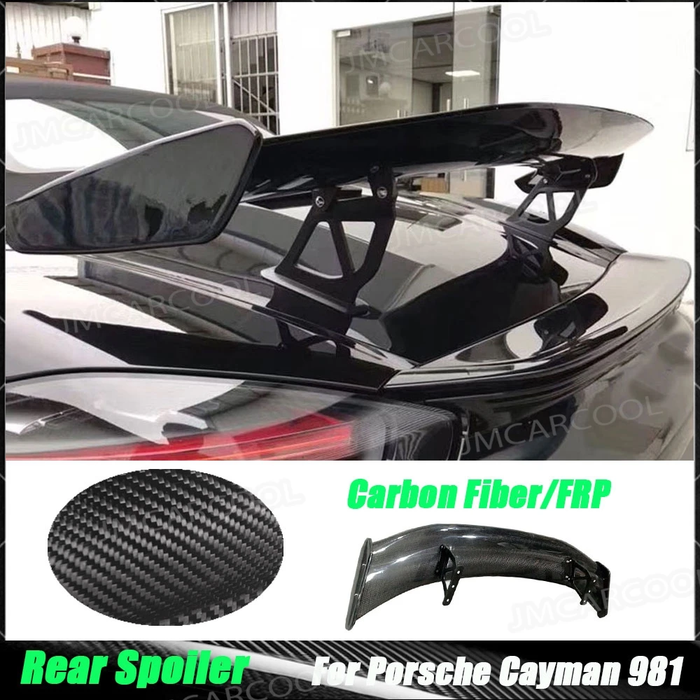 Dry Carbon Fiber Rear Spoiler Tail Wings For Porsche Cayman 981 986 987 718 GT4 GT 2016 2017 2018 2019 Car External Decoration
Dry Carbon Fiber Rear Spoiler Tail Wings For Porsche Cayman 981 986 987 718 GT4 GT 2016 2017 2018 2019 Car External Decoration