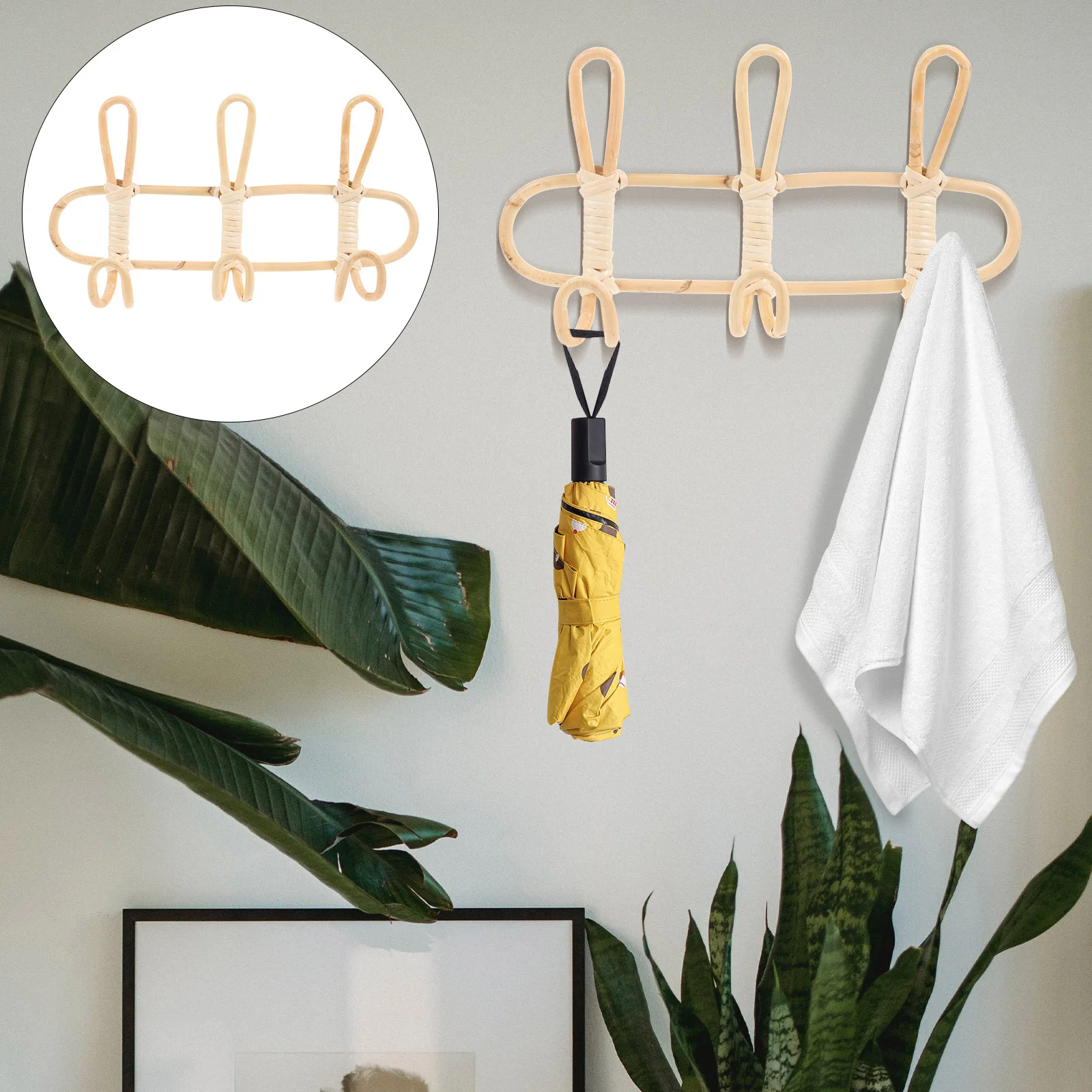 Rattan Hook Clothing Hangers Wall Hanging Shelf Woven Ordinary Bathroom Towel Hooks Basket Rack
Rattan Hook Clothing Hangers Wall Hanging Shelf Woven Ordinary Bathroom Towel Hooks Basket Rack