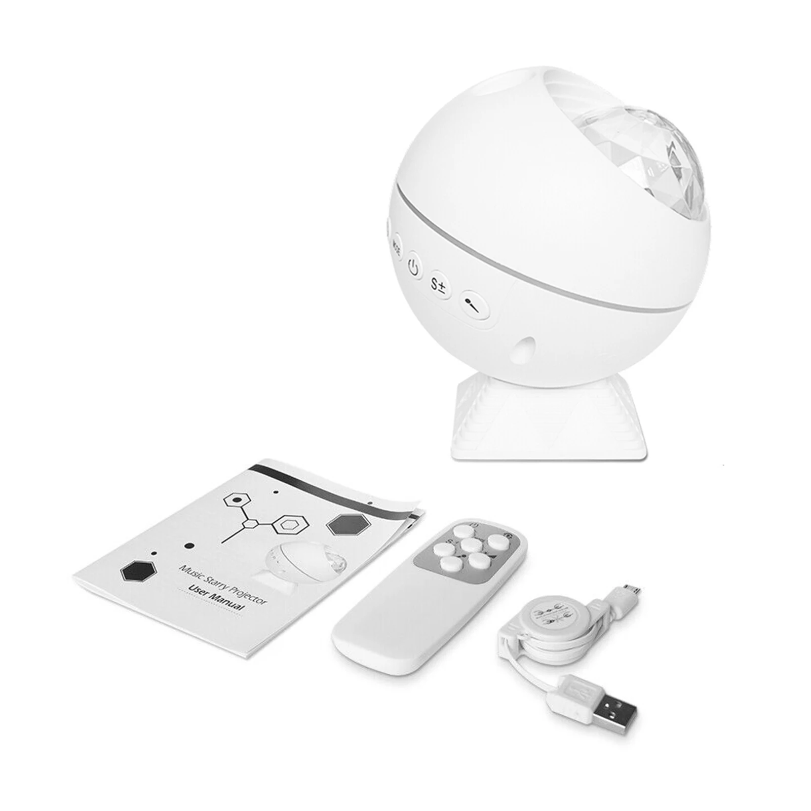 Mini Spherical Star Projection Lamp, Night Light, Decorative Light for Car, Home, Household, Room, Birthday Party
Mini Spherical Star Projection Lamp, Night Light, Decorative Light for Car, Home, Household, Room, Birthday Party