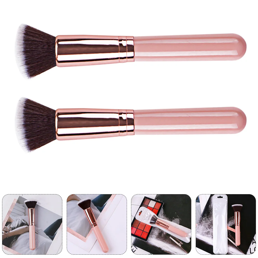 2Pcs Foundation Brush Professional Wooden H Durable Tools for Women Makeup Supplies Salon Home Use Beauty
2Pcs Foundation Brush Professional Wooden H Durable Tools for Women Makeup Supplies Salon Home Use Beauty