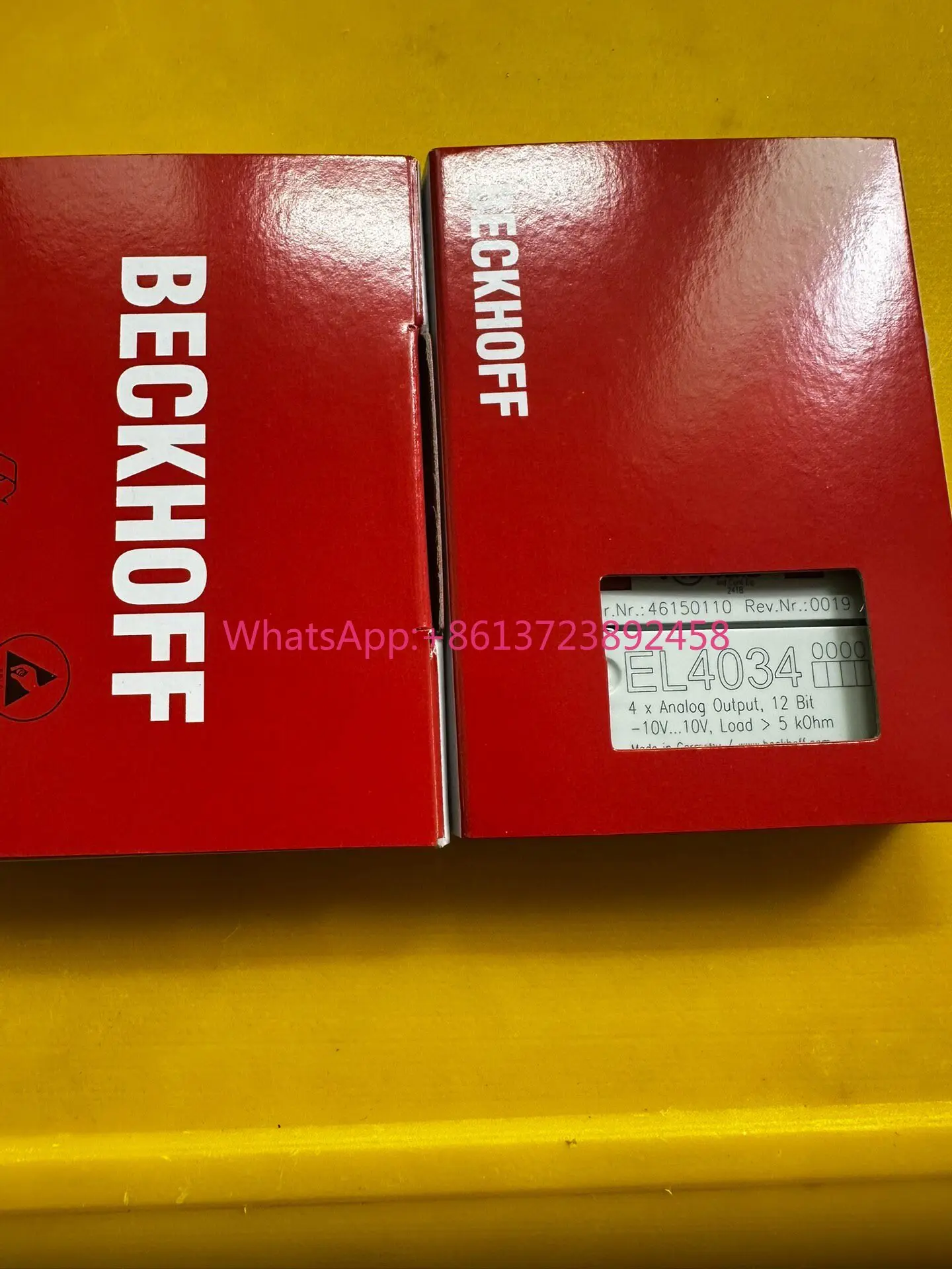Beckhoff module EL4034 is brand new and original, high quality
Beckhoff module EL4034 is brand new and original, high quality
