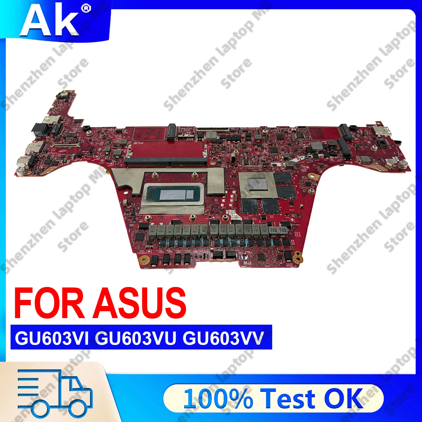 6050A3445001 Laptop Motherboard For ASUS ROG Zephyrus M16 GU603V GU60VU GU603VV Mainboard With 13th Gen i5 i7 i9 100% tests OK
6050A3445001 Laptop Motherboard For ASUS ROG Zephyrus M16 GU603V GU60VU GU603VV Mainboard With 13th Gen i5 i7 i9 100% tests OK