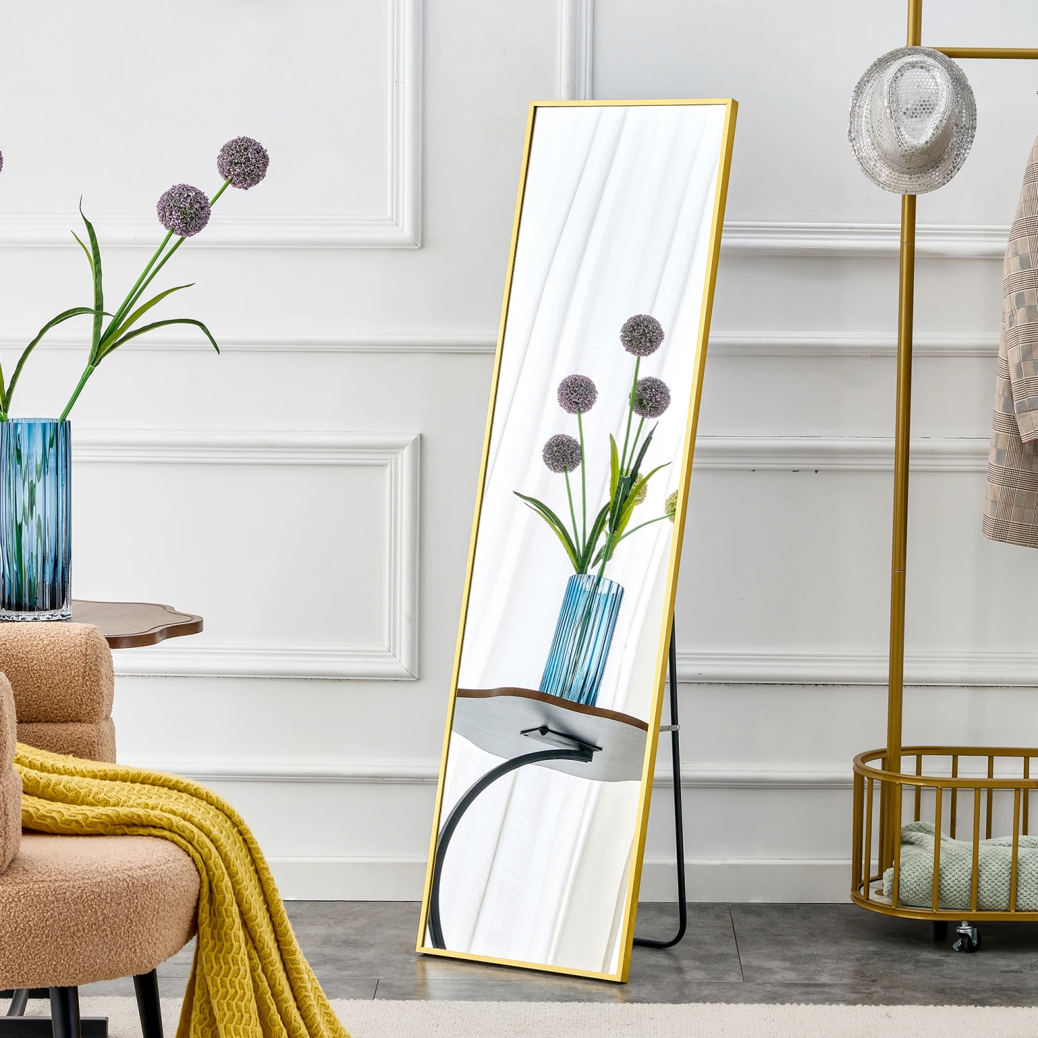 The 3rd generation aluminum alloy metal frame wall mounted full body mirror, bathroom makeup mirror, bedroom entrance, decorativ
The 3rd generation aluminum alloy metal frame wall mounted full body mirror, bathroom makeup mirror, bedroom entrance, decorativ