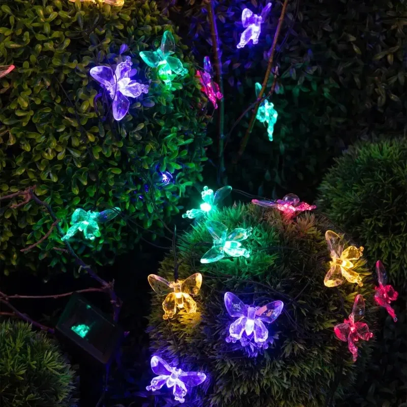 Solar Powered Butterfly String Light Outdoor Fairy Lights with 8 Modes Waterproof Solar Powered for Patio Yard Christmas Decor
Solar Powered Butterfly String Light Outdoor Fairy Lights with 8 Modes Waterproof Solar Powered for Patio Yard Christmas Decor