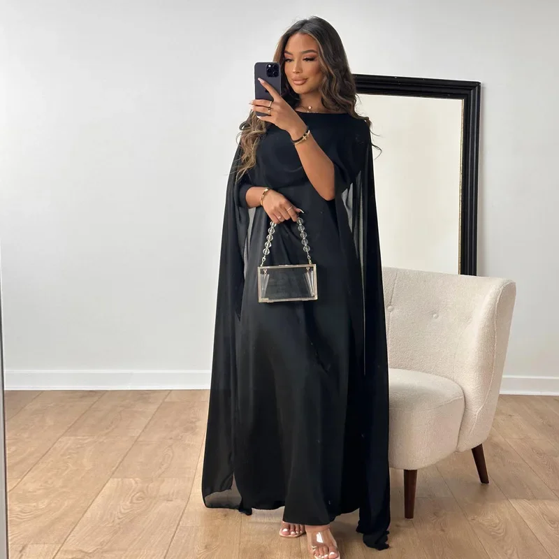 Muslim Women Cloak Maxi Dress Dubai Abaya Turkey Kaftan Eid Djellaba Ramadan Islam Clothing Arab Robe Cape Jalabiya Kebaya Gown
Muslim Women Cloak Maxi Dress Dubai Abaya Turkey Kaftan Eid Djellaba Ramadan Islam Clothing Arab Robe Cape Jalabiya Kebaya Gown