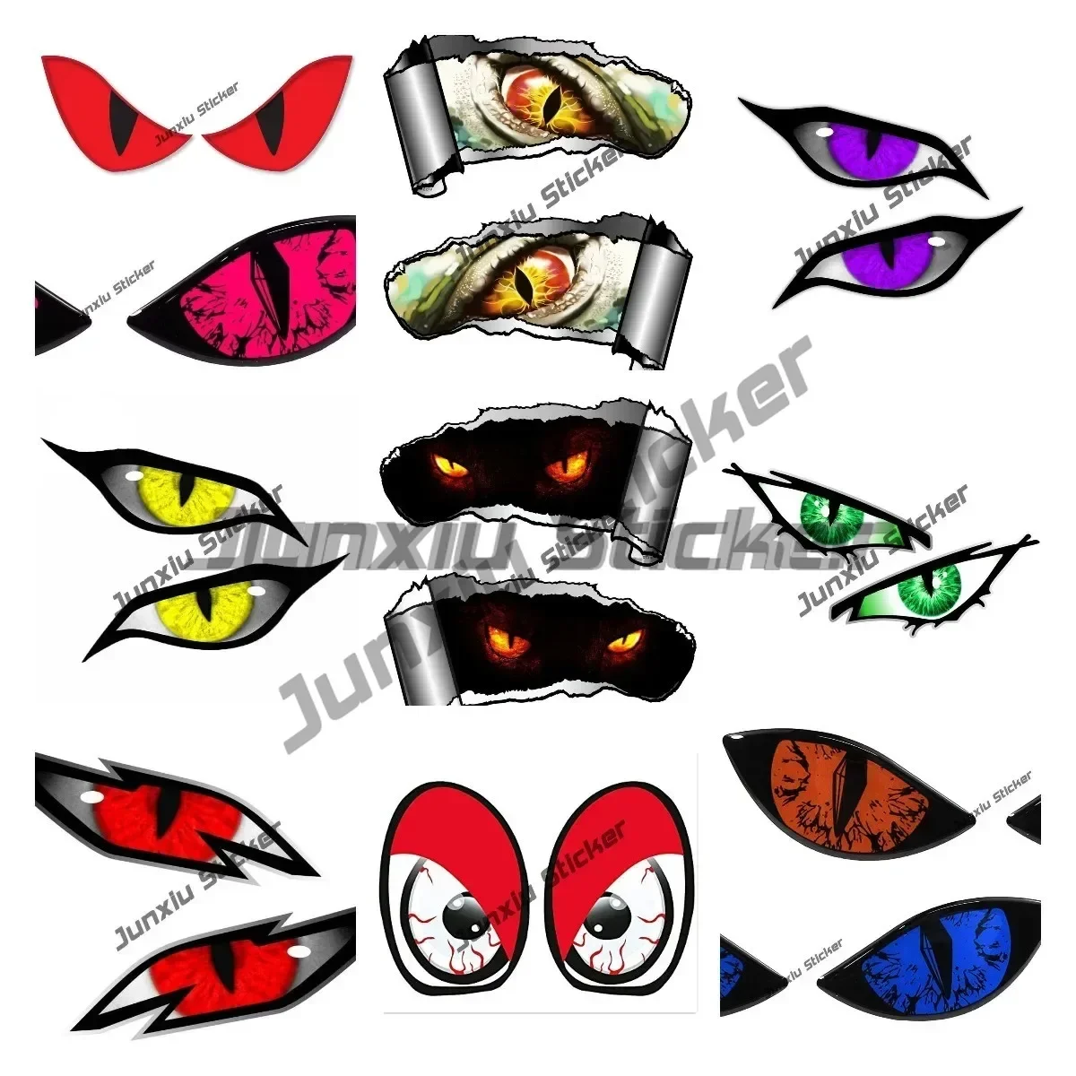 A Pair of Evil Eyes Stickers Cartoon Funny Angry Evil Red Eyes Decals Rearview Mirror Window Stickers Graffiti for Cars SUV
A Pair of Evil Eyes Stickers Cartoon Funny Angry Evil Red Eyes Decals Rearview Mirror Window Stickers Graffiti for Cars SUV