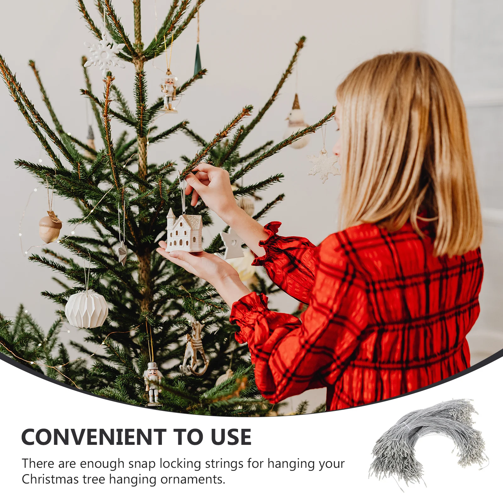 1 Bag Precut Hanging Ropes Christmas Ornament Hanger Ropes Snap Locking Ties for Clothing Tags Decorations Holiday Display Use
1 Bag Precut Hanging Ropes Christmas Ornament Hanger Ropes Snap Locking Ties for Clothing Tags Decorations Holiday Display Use