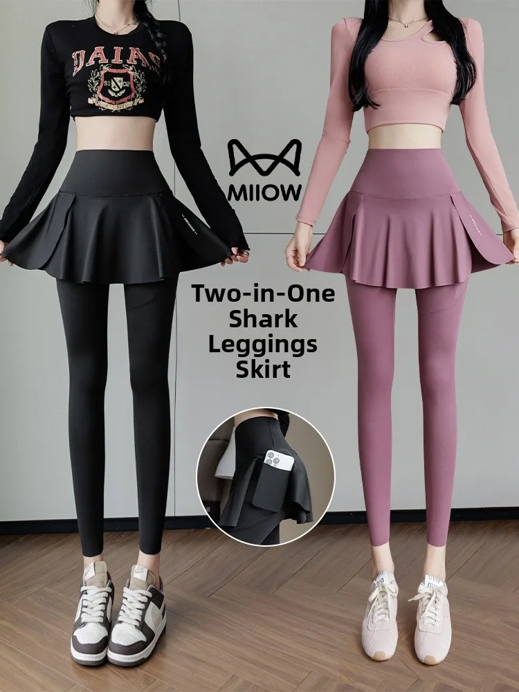 High Waist Yoga Pants Women's Fitn Sports arkskin Pants kets Slimming Tummy Control Nine Points Length Bot Skirt
High Waist Yoga Pants Women's Fitn Sports arkskin Pants kets Slimming Tummy Control Nine Points Length Bot Skirt