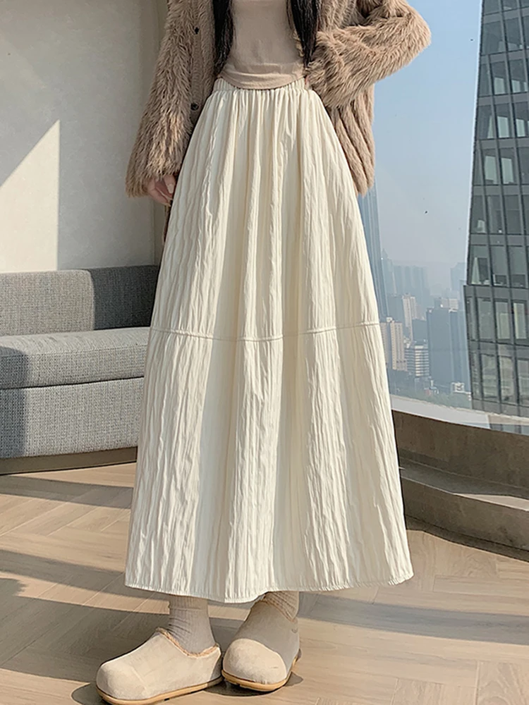 Женская юбка миди с высокой талией, расклешенная, А-силуэта, осенне-зимняя, новая, свободная, в форме зонтика, с объемным цветочным узором
Женская юбка миди с высокой талией, расклешенная, А-силуэта, осенне-зимняя, новая, свободная, в форме зонтика, с объемным цветочным узором