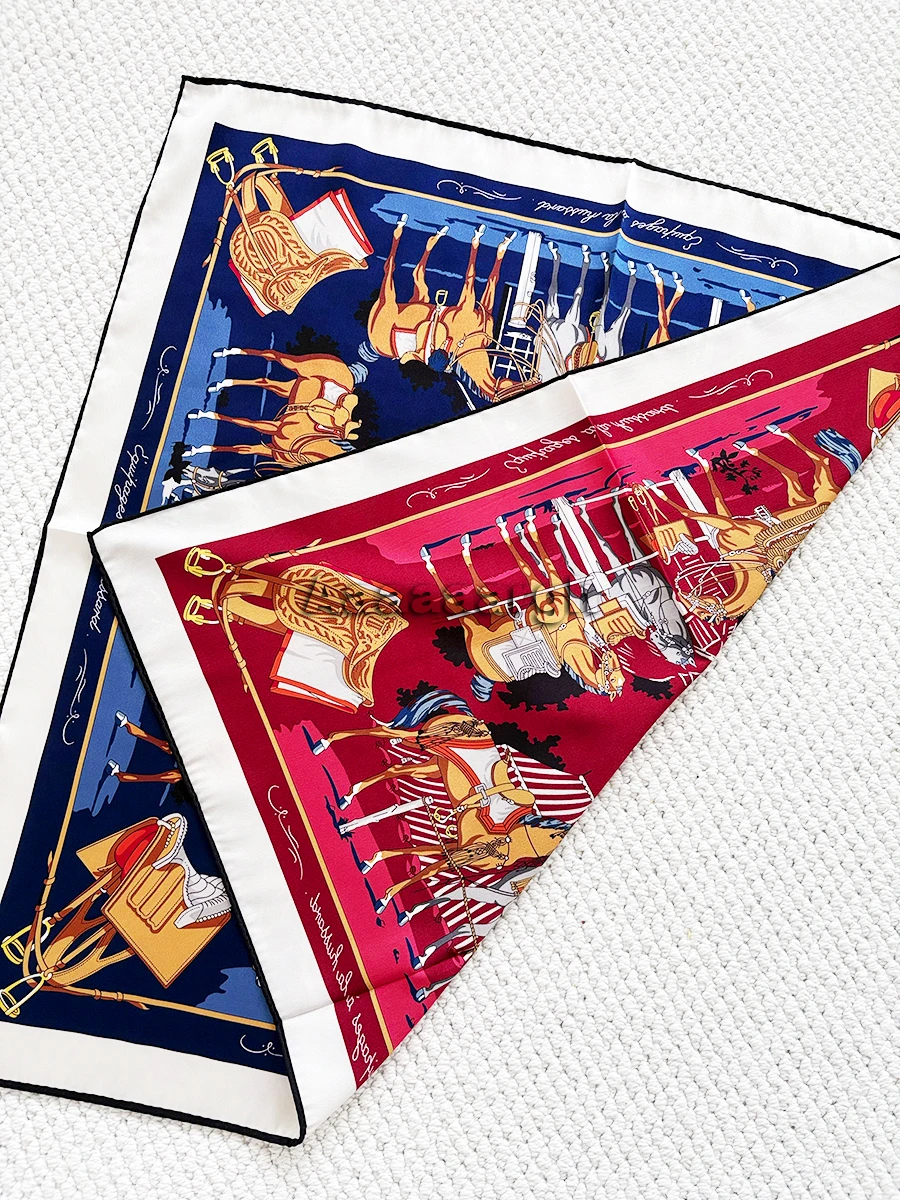 Women Silk Scarf 70cm Women Hand Rolled Scarfs Shawls Bag Neck Accessories Lady Christmas Gift Double Sided Print Bandanas
Women Silk Scarf 70cm Women Hand Rolled Scarfs Shawls Bag Neck Accessories Lady Christmas Gift Double Sided Print Bandanas