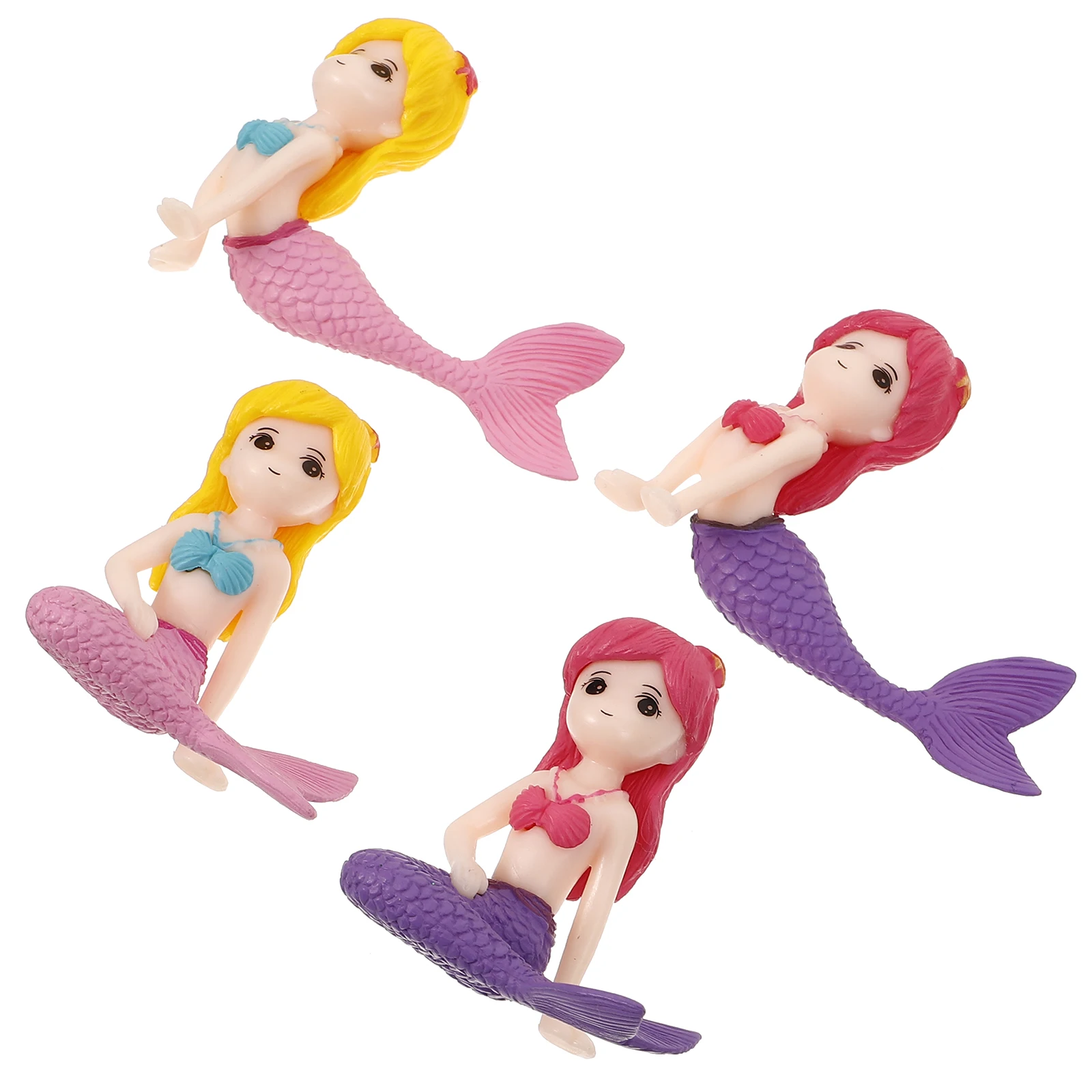 4pcs Fish Tank Decoration Mermaid Shape PVC Ornaments for DIY Crafts Aquarium Decor Scatter Vase Filling Mini Garden Beach
4pcs Fish Tank Decoration Mermaid Shape PVC Ornaments for DIY Crafts Aquarium Decor Scatter Vase Filling Mini Garden Beach