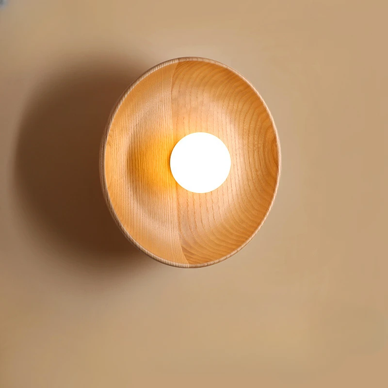 Wall Lamp Bedroom Bedside Lamp Solid Wood Light Fixture Living Room TV Background Corridor Hallway Room Lighting
Wall Lamp Bedroom Bedside Lamp Solid Wood Light Fixture Living Room TV Background Corridor Hallway Room Lighting