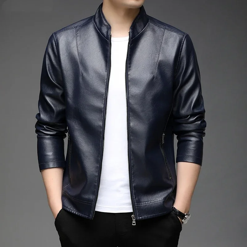 Top Grade New Brand Designer Casual Fashion Faux Pu Fashion Leather Jacket Men Motorcycle Classic Coats Mens Clothing 2023
Top Grade New Brand Designer Casual Fashion Faux Pu Fashion Leather Jacket Men Motorcycle Classic Coats Mens Clothing 2023