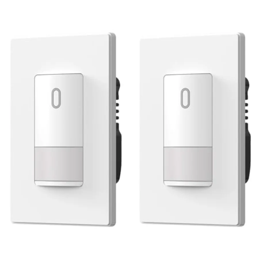 Matte Single Pole Occupancy Motion Sensor Light Switch, Need Neutral Wire, 120° Sensor Coverage PIR Infrared Motion Activated,
Matte Single Pole Occupancy Motion Sensor Light Switch, Need Neutral Wire, 120° Sensor Coverage PIR Infrared Motion Activated,