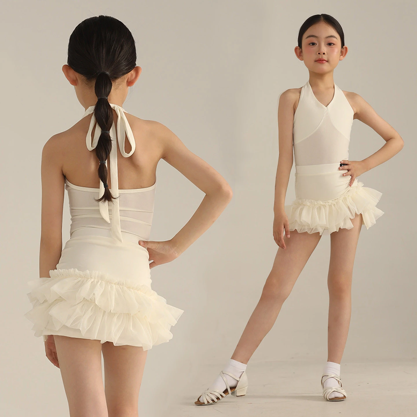 2026 New Girls Latin Dance Dress Performance Costume Hanging Neck Top Skirt Children Competition Practice Wear Clothes DQL12670
2026 New Girls Latin Dance Dress Performance Costume Hanging Neck Top Skirt Children Competition Practice Wear Clothes DQL12670