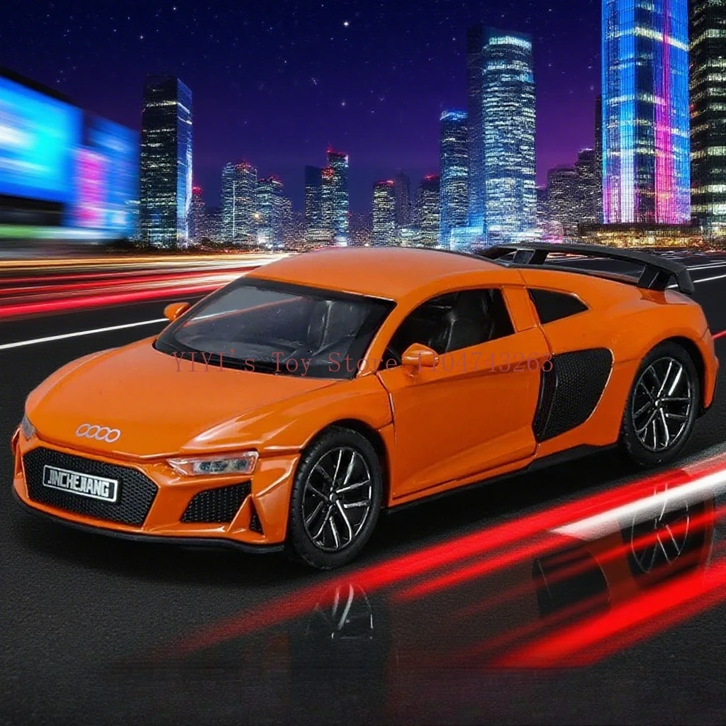 1:32 Audi R8 Supercar, модель автомобиля из сплава, игрушечный автомобиль, литье под давлением, металлическое литье, звуковой и световой автомобиль, игрушки для детей, автомобиль A2
1:32 Audi R8 Supercar, модель автомобиля из сплава, игрушечный автомобиль, литье под давлением, металлическое литье, звуковой и световой автомобиль, игрушки для детей, автомобиль A2