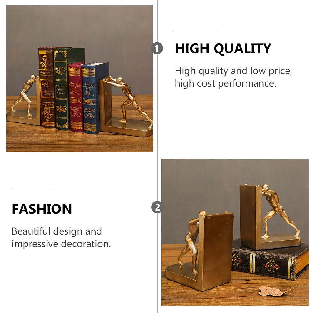 Retro Decor Bookends for Shelves Decorative Resin Table Ornament Aesthetic Organizer Study Office
Retro Decor Bookends for Shelves Decorative Resin Table Ornament Aesthetic Organizer Study Office