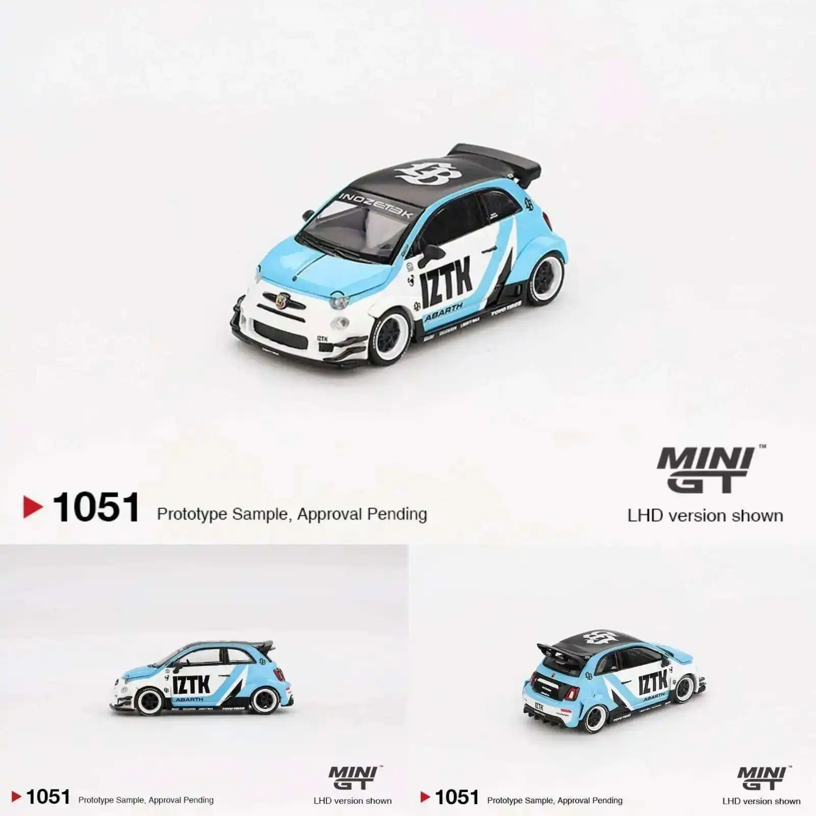 MINIGT 1051 1:64 Abarth 595 LB WORKS Abas Works IZTK Diecast Car Model Collection Toys
MINIGT 1051 1:64 Abarth 595 LB WORKS Abas Works IZTK Diecast Car Model Collection Toys