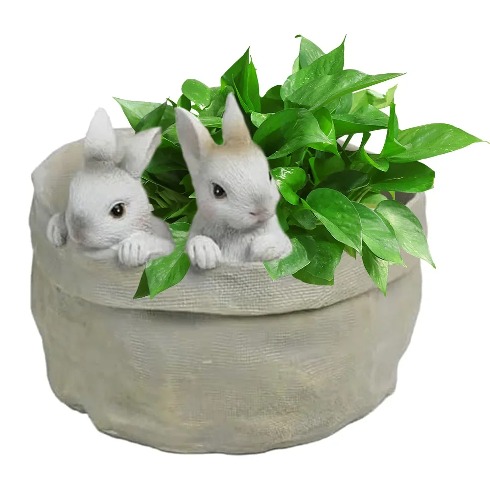Charming Bunny Flower Pot – Perfect For Indoor And Outdoor Easter Decoration Resin Bunny Flower Pot Decorative Plant Pot
Charming Bunny Flower Pot – Perfect For Indoor And Outdoor Easter Decoration Resin Bunny Flower Pot Decorative Plant Pot